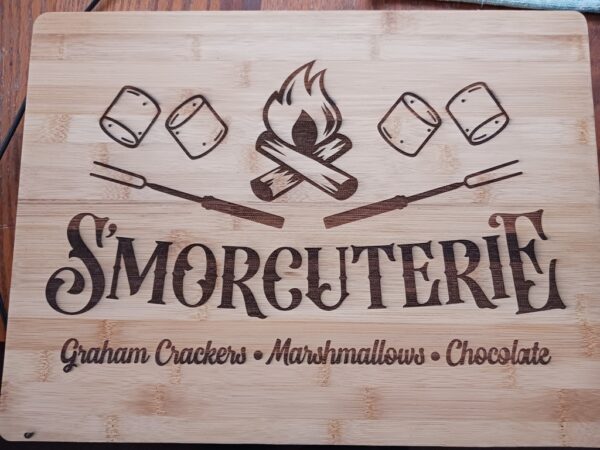 Smorcuterie Bamboo Cutting Board