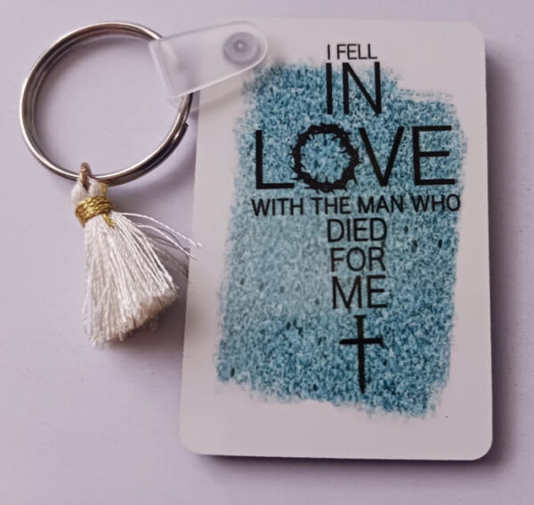 I feel in love Sublimated Keyring