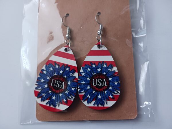 USA Pierced Earrings