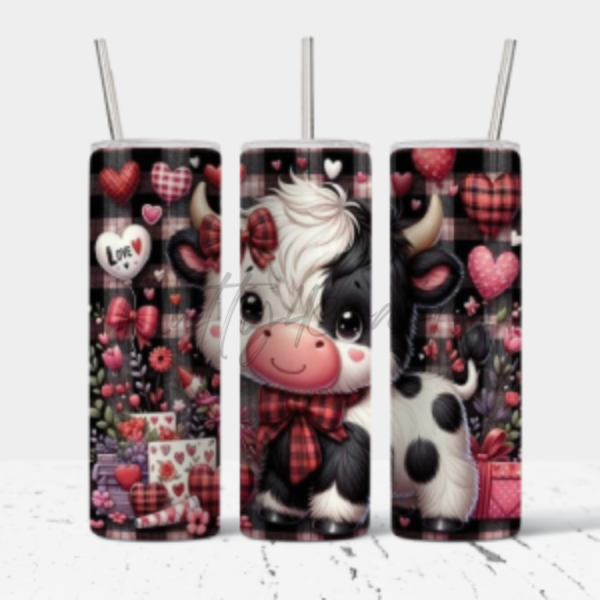 Calf Love Sublimated skinny tumbler