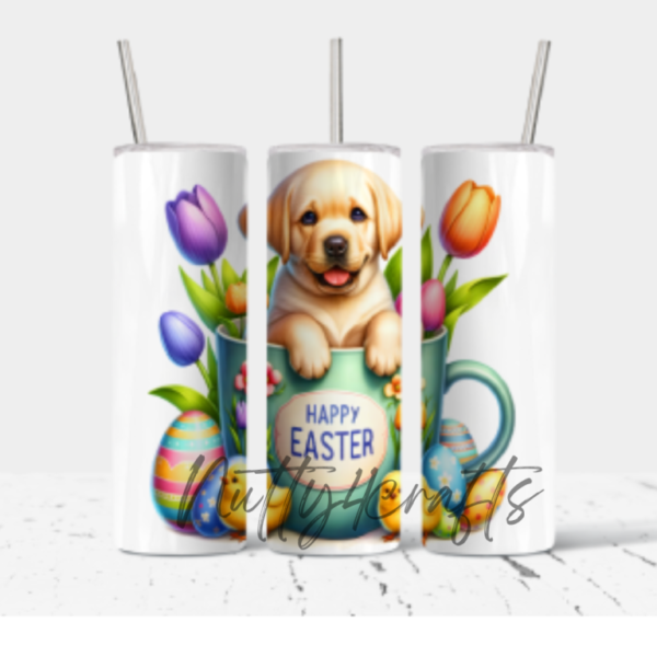 Easter Puppy Sublimated Tumbler