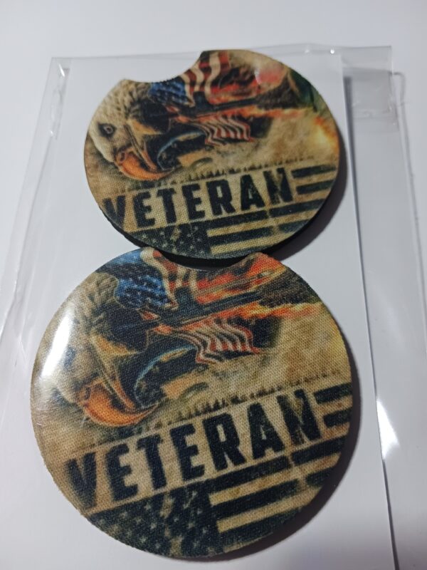 Sublimated Veteran Car Coasters