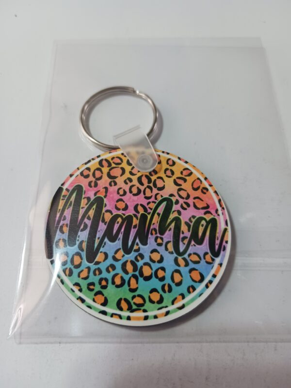 Sublimated Mama Keyring 2