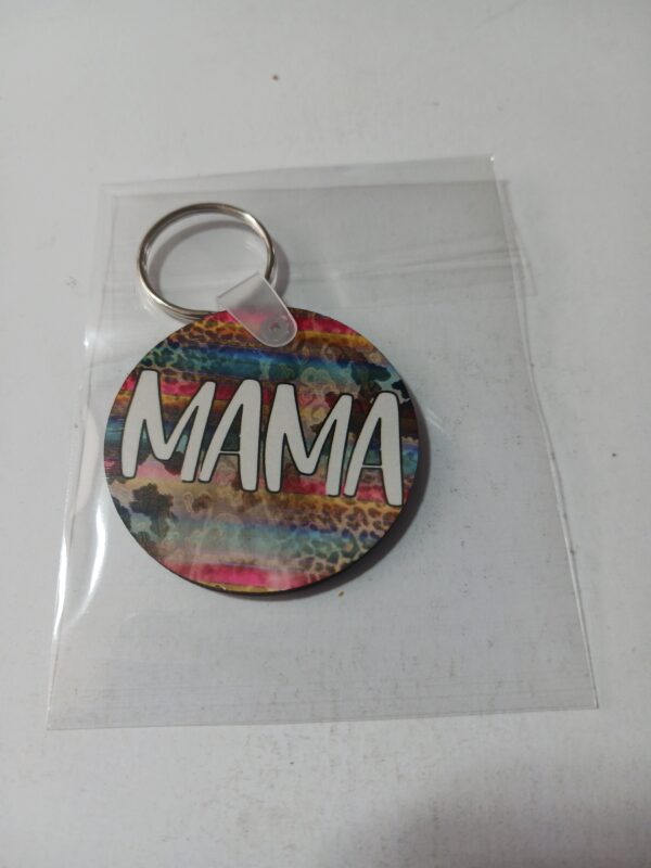 Sublimated Mama Keyring 1