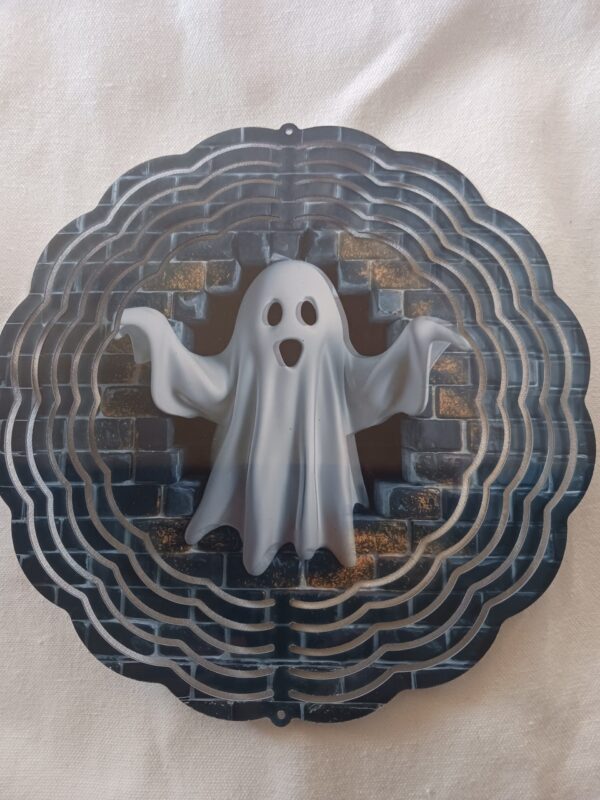 Sublimated Ghost wind Spinner