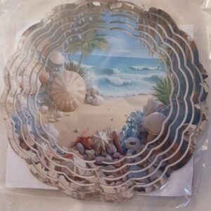 Sublimated Beach Wind Spinner